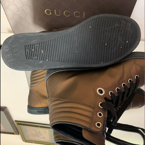 🔥🔥💯Authentic Gucci hight top sneakers 👟 🔥🔥🔥 - Picture 7 of 16